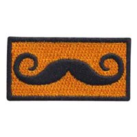 90 FTS Mustache Orange Pencil Patch