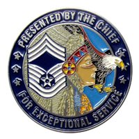 USAF AFMAO Command Chief Challenge Coin