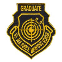 91 OG USAF Weapons School Graduate Gold Patch