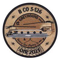 B Co 3-126 GSAB OIR 2023 Patch
