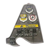 153 AW Flight Simulator Bottle Opener Challenge Coin