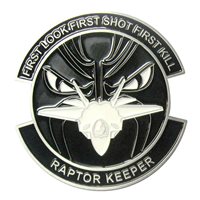 412 AMXS Raptor Keeper Challenge Coin
