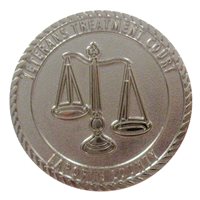 Veterans Treatment Court La Porte County Silver Challenge Coin