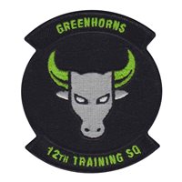 12 TRS Greenhorns Patch (without stripes)