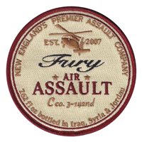 C Co 3-142 Air Assault New England Patch