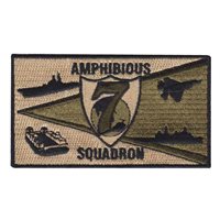 USS Makin Island CPR 7 NWU Tupe III Patch