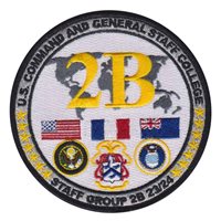 US CGSC Staff Group 2B 23-24 Patch