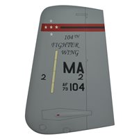 104 FW A-10 Thunderbolt Tail Flash