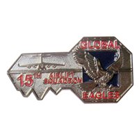 15 AS C-17A Aircraft Commander Challenge Coin