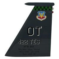 422 TES F-15E Strike Eagle Custom Airplane Tail Flash