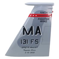 131 FS F-15 Airplane Tail Flash