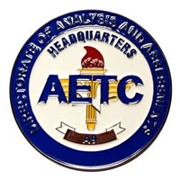 HQ AETC A9 Challenge Coins