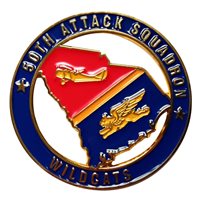 50 ATKS Wildcats Commander Challenge Coin