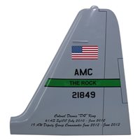 61 AS C-130 Airplane Tail Flash