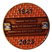 Connecticut State Police 1941 2023 Challenge Coin