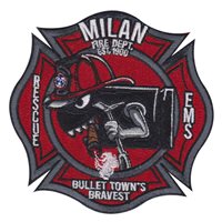 Milan Fire Department Rescue EMS Patch