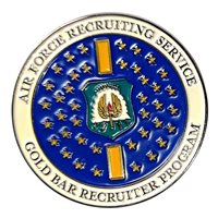 AFRS Gold Bar Recruiting Program Challenge Coin