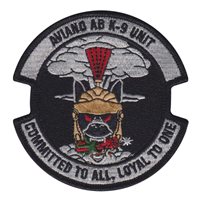 Aviano AB K-9 Unit Patch