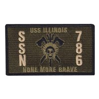 USS Illinois SSN 786 NWU Type III Patch