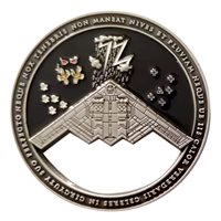72 TES B-2 Test Team Survivability Bottle Opener Challenge Coin