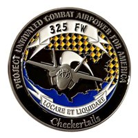 325 FW Checkertails Patch  - View 2