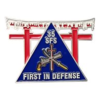 35 SFS First in Defense Challenge Coin