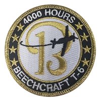 Beechcraft T-6 4000 Hours Patch 