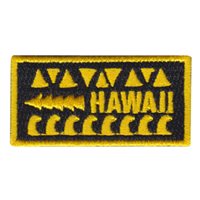 199 FS Hawaii Yellow Pencil Patch