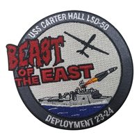 USS Carter Hall LSD-50 Deployment Patch