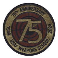 USAF Weapons School 75th Anniversary OCP Patch