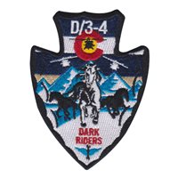 B Co. 3-4 AHB Dark Riders Arrowhead Patch