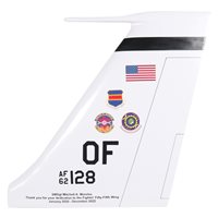 55 MXG RC-135 Rivet Joint Tail Flash