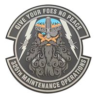 325 MXO Give Your Foes No Peace PVC Patch