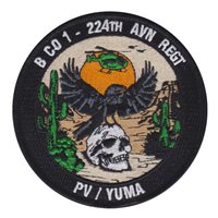 B CO 1-224 AVN Raven Patch