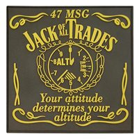 47 MSG Jack of All Trades Altimeter PVC Patch 