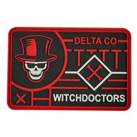 D Co 1-244 AHB Witch Doctors PVC Patch
