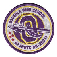 AFJROTC AR 20011 Osceola High School Patch 
