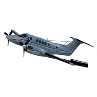 Custom C-12F Huron Airplane Model Briefing Stick