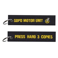 SDPD Motor Unit Black Key Flag