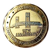 JAX Bridges 10th Anniversary Challenge Coin