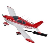 Piper PA-28-140 Briefing Stick