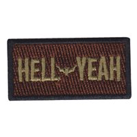 27 IS Hell Yeah Bat Pencil Patch