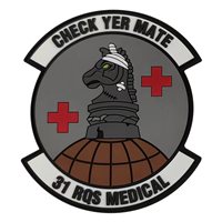 31 RQS Medical Check Yer Mate PVC Patch 