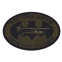 B Co 1-244 AVN Dusk till Dawn Patch