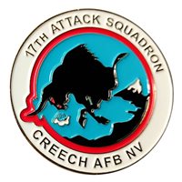 17 ATKS Bull Mint Challenge Coin