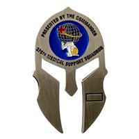 375 MDSS Spartan Helmet Commander Challenge Coin