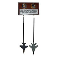 Custom 2-Hook Briefing Stick Rack