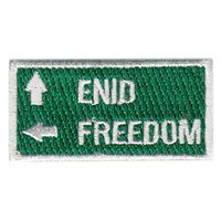 Vance FAIP Mafia Road Sign Pencil Patch