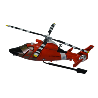 CGAS Barbers Point MH-65D Dolphin Custom Airplane Model Briefing Stick