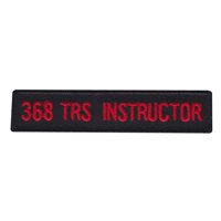 368 TRS Instructor Patch